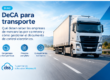 Conductor mostrando el código QR del DeCA de transporte de mercancías por carretera en su móvil